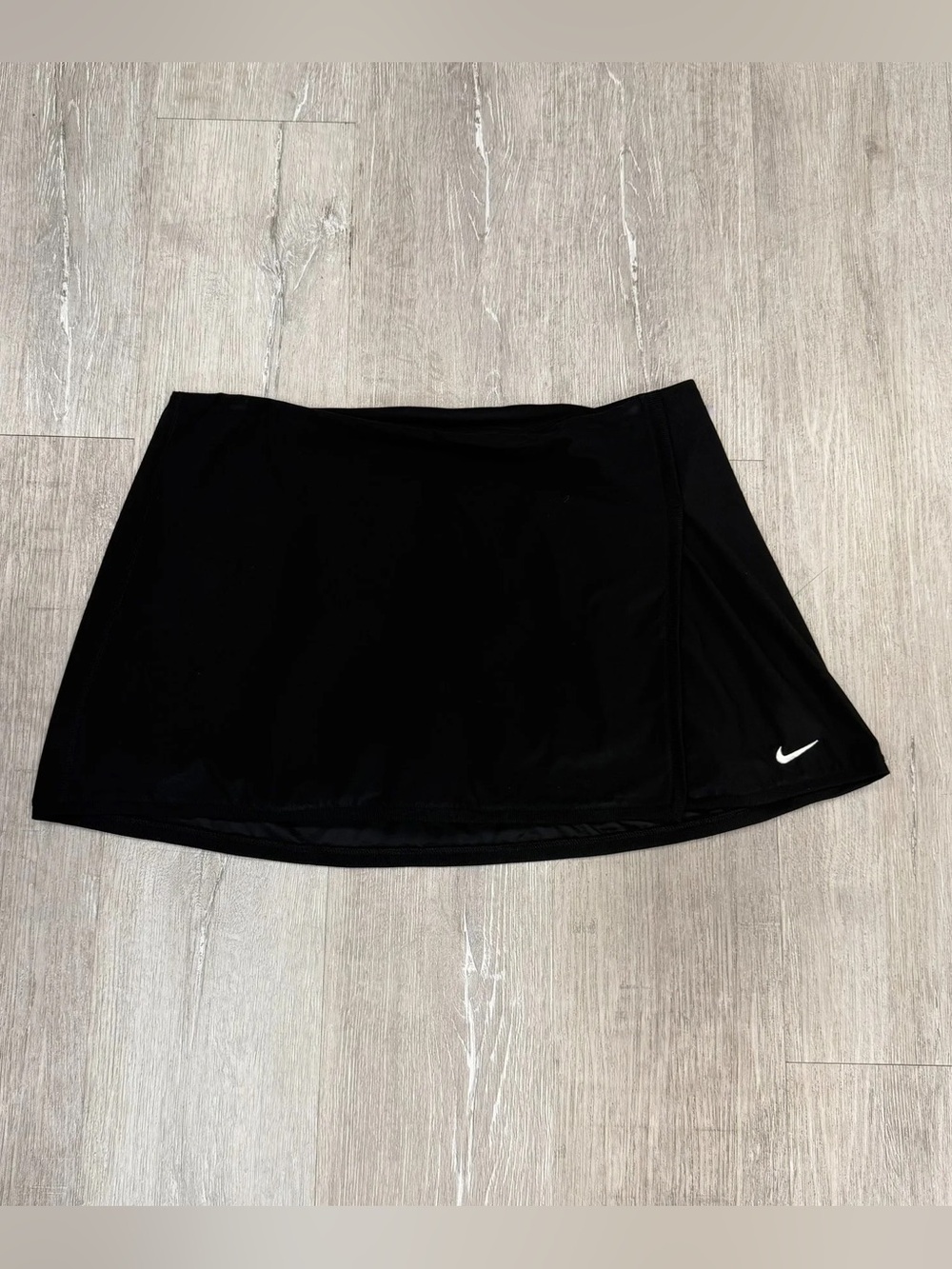 Nike Black Dri-Fit Athletic Wrap-Style Tennis Skort - Size XL